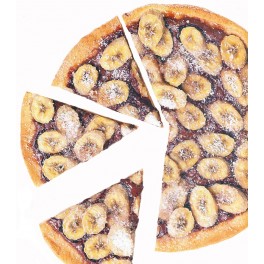 Pizza choco banane